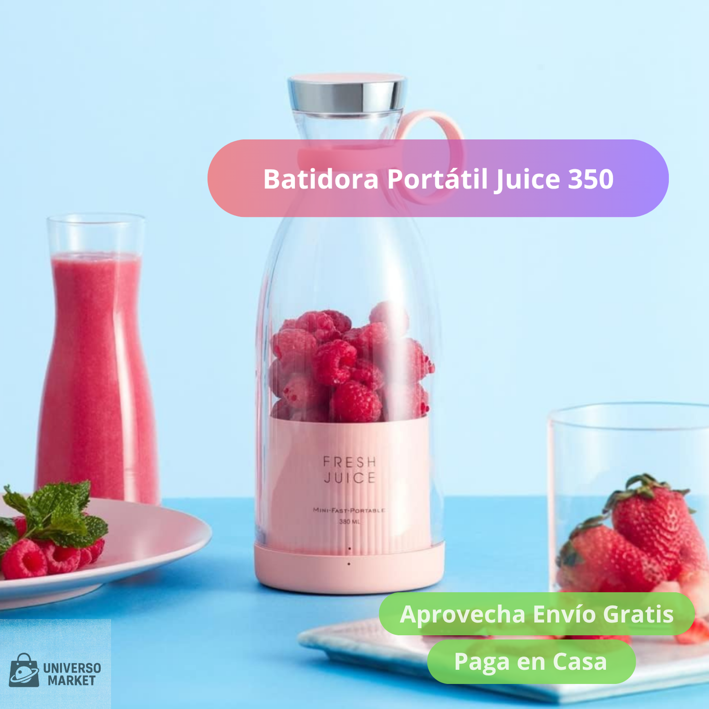 Batidora Portatil Juice 350 ml