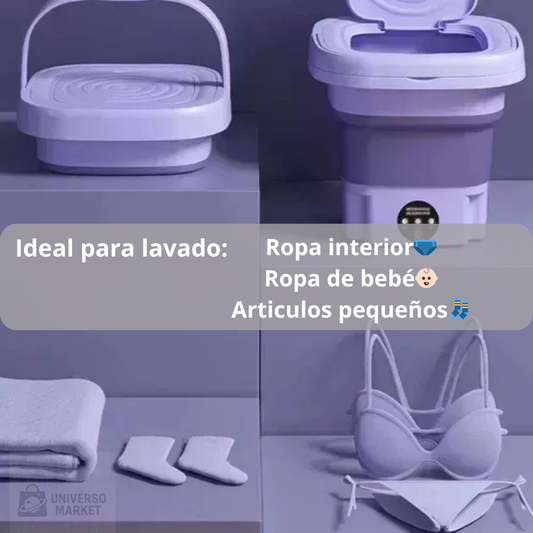 Mini Lavadora Portatil Plegable