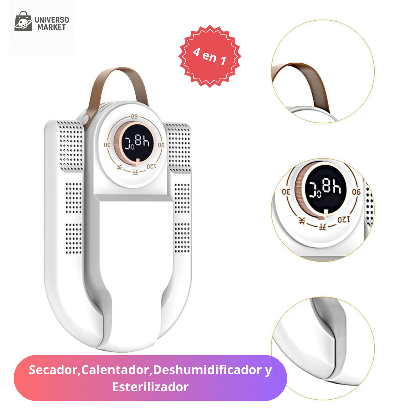 Secador de Zapatos Multifunción