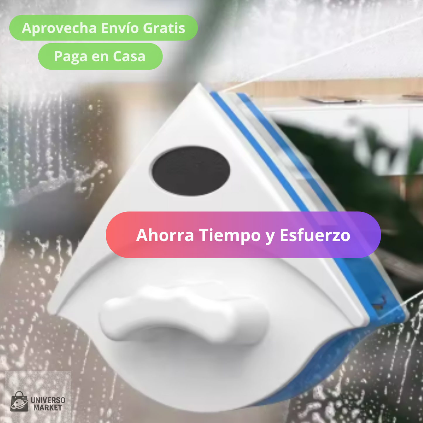 Limpia Vidrio Magnetico