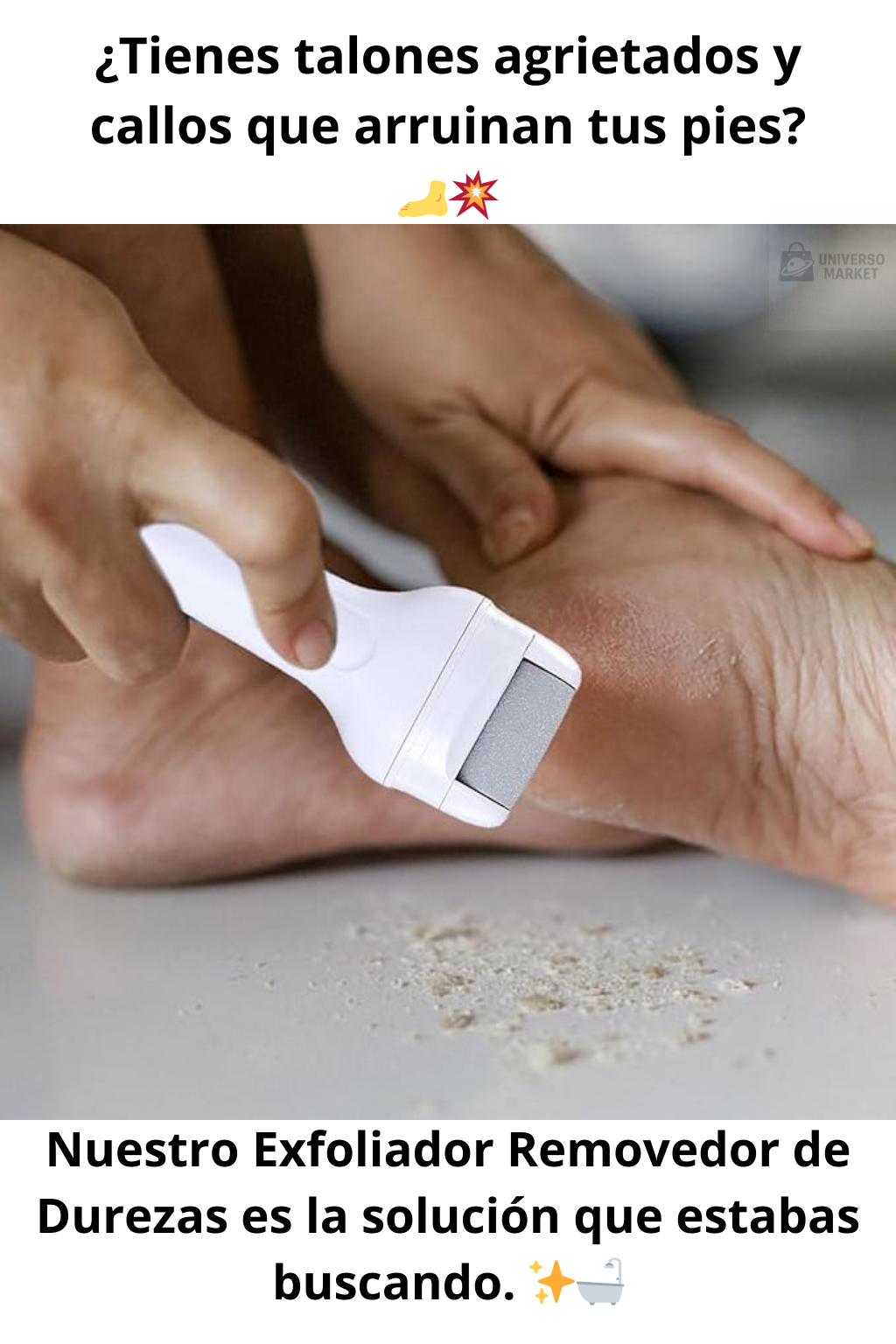 Exfoliador Removedor de durezas para pie