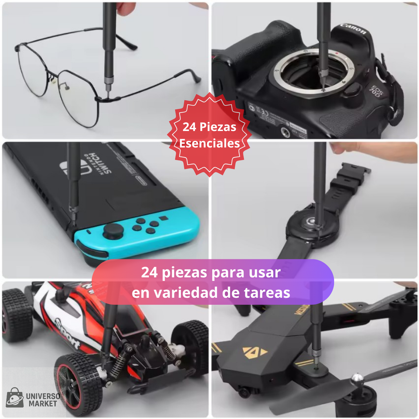 Juego destornilladores - Kit MasterFix Pro 24PCS 🪛🧰