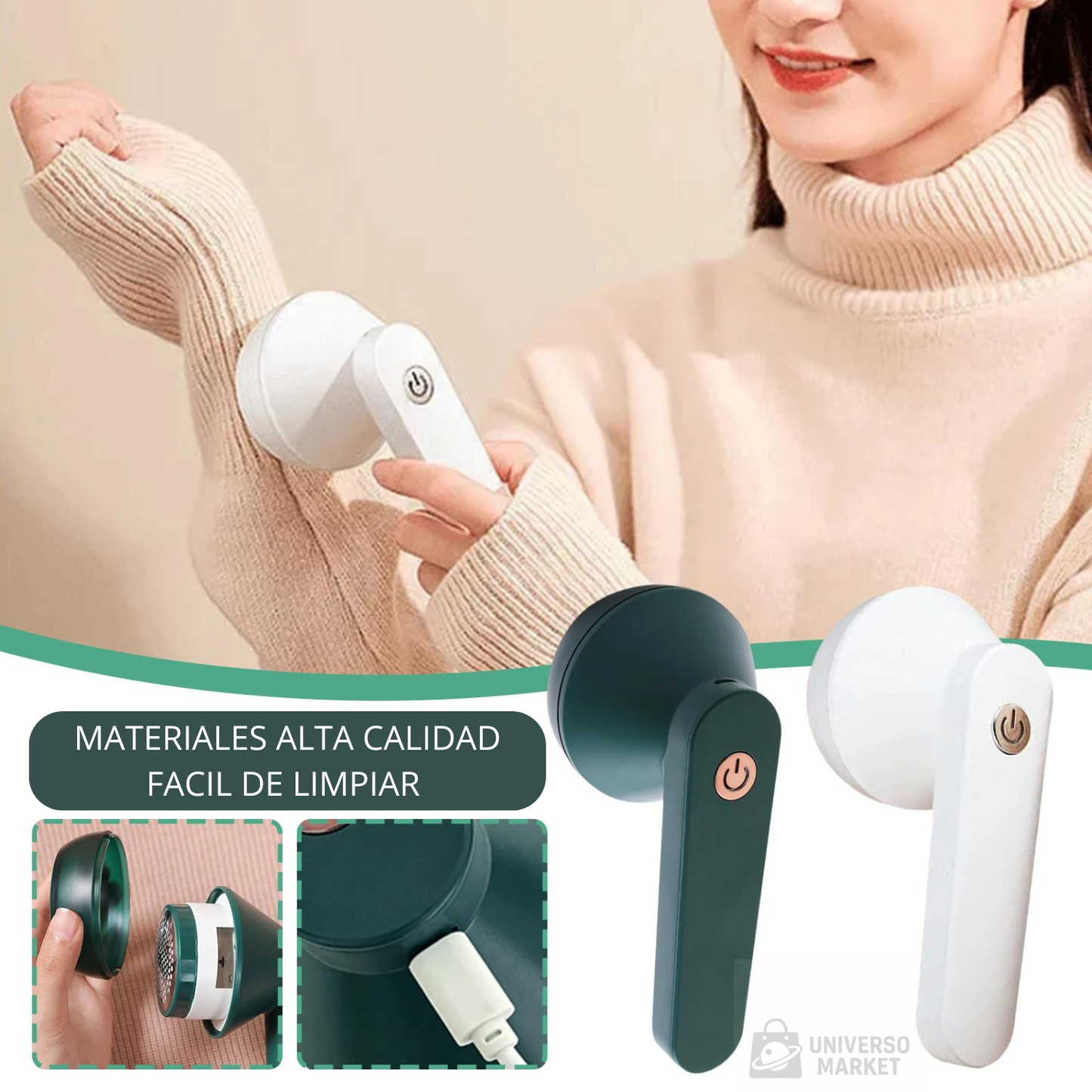 Quitapelusas Eléctrico Portátil